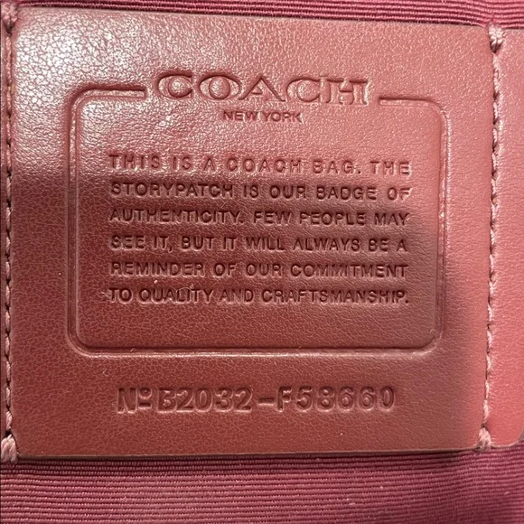 Coach Brown Leather Tote Bag - Picture 7 of 10